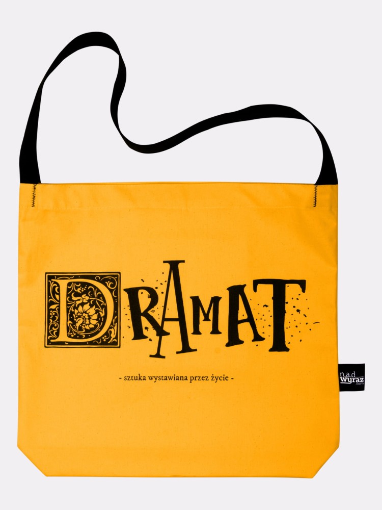 DRAMAT / torba bawełniana / żółta