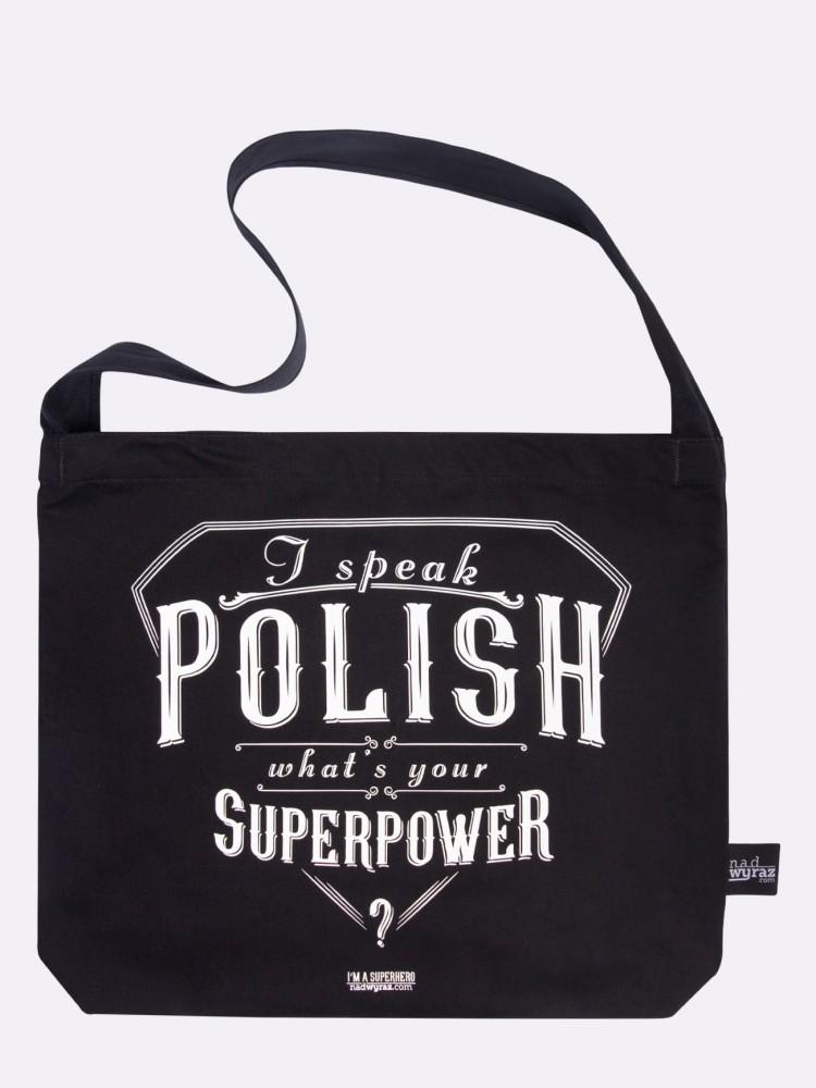 I SPEAK POLISH! WHAT'S YOUR SUPERPOWER? / torba bawełniana