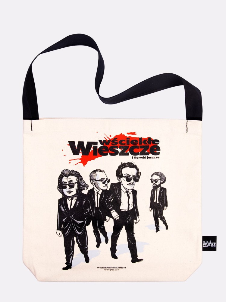WŚCIEKŁE WIESZCZE / torba bawełniana / ecru