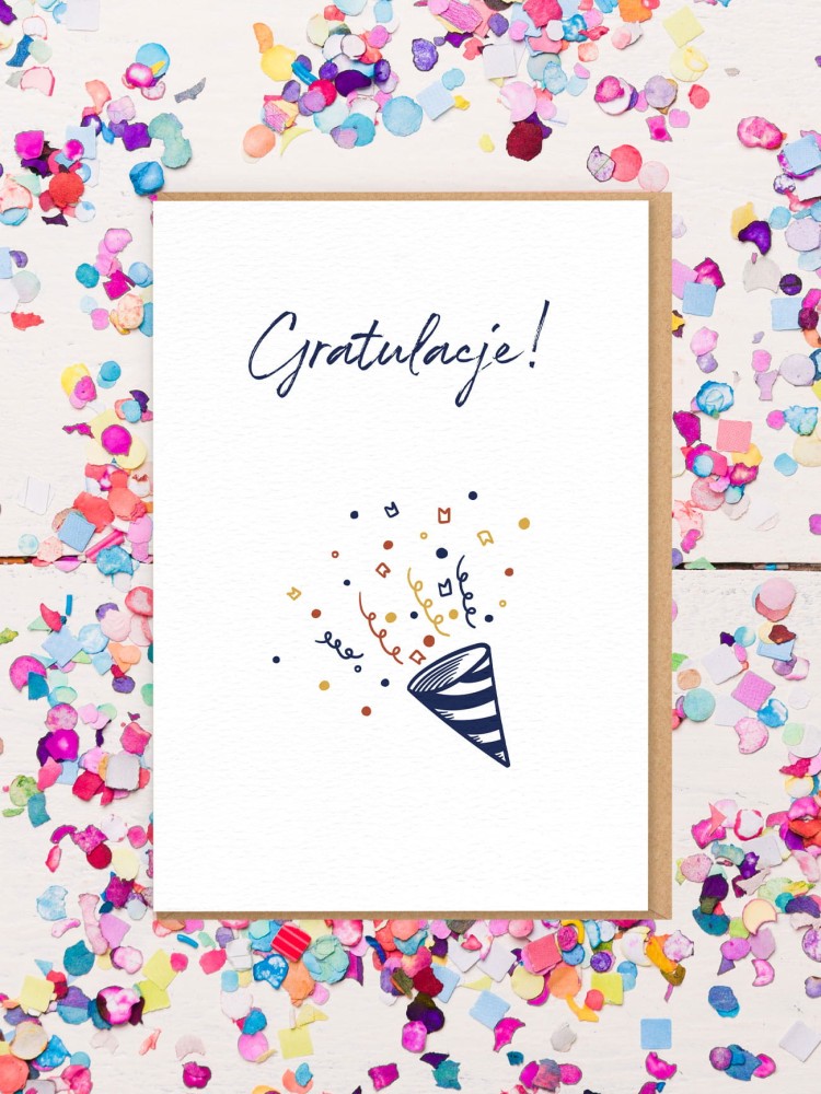 GRATULACJE / uniwersalna kartka okolicznościowa