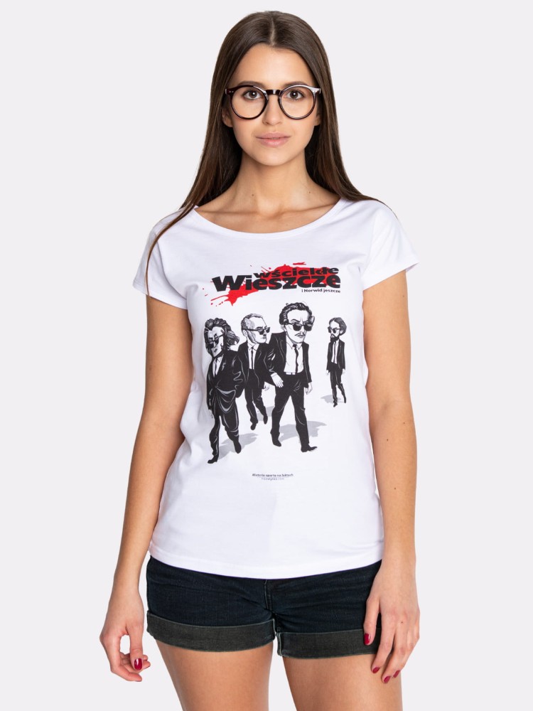 WŚCIEKŁE WIESZCZE / koszulka damska / biała