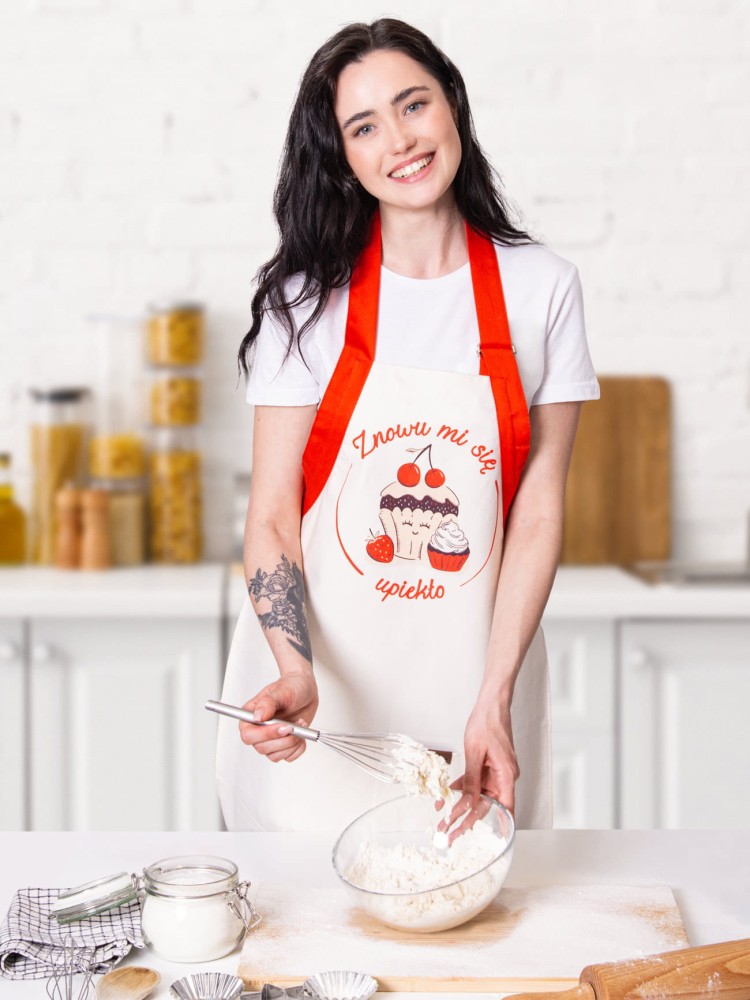 ZNOWU MI SIĘ UPIEKŁO / fartuch