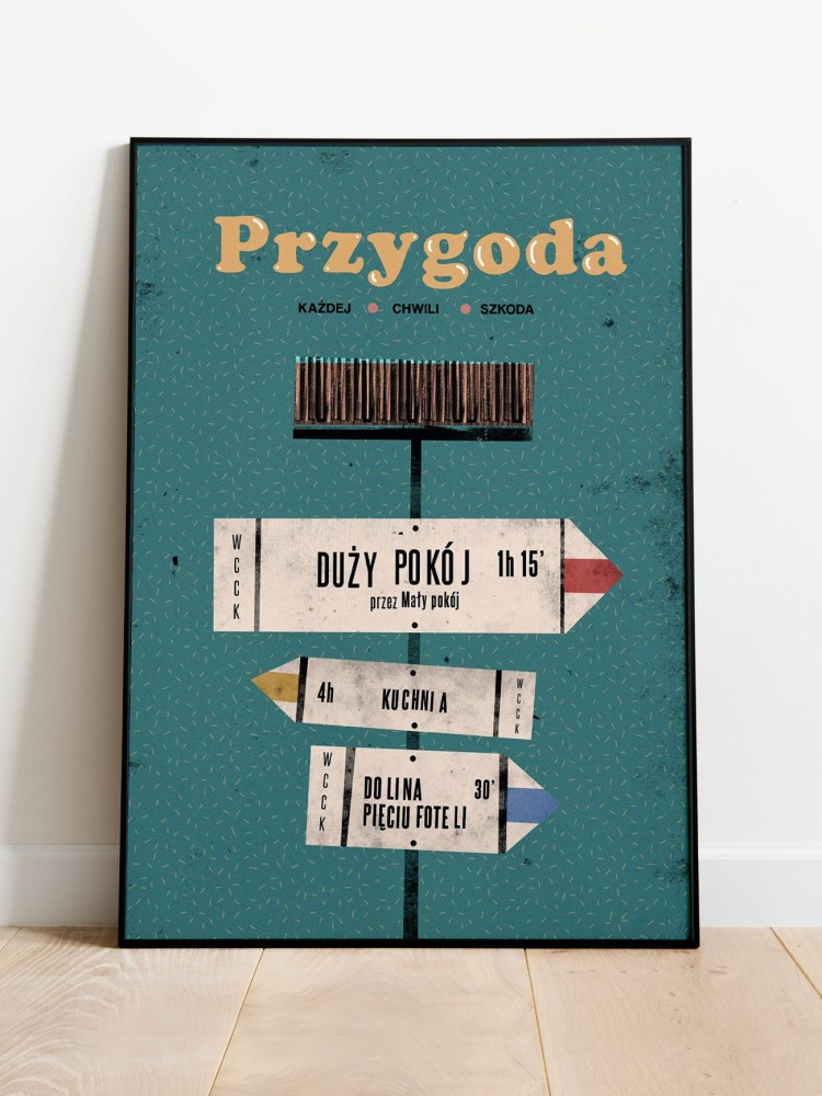 PRZYGODA / Jakub Kamiński / plakat
