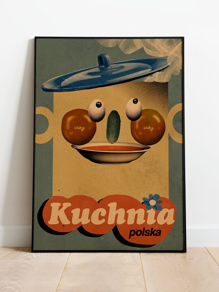 KUCHNIA POLSKA / Jakub Kamiński / plakat