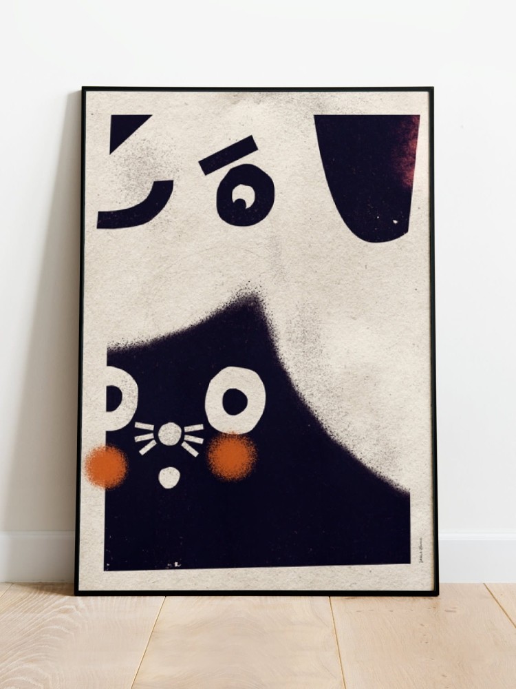 KOT I PIES / Jakub Kamiński / plakat