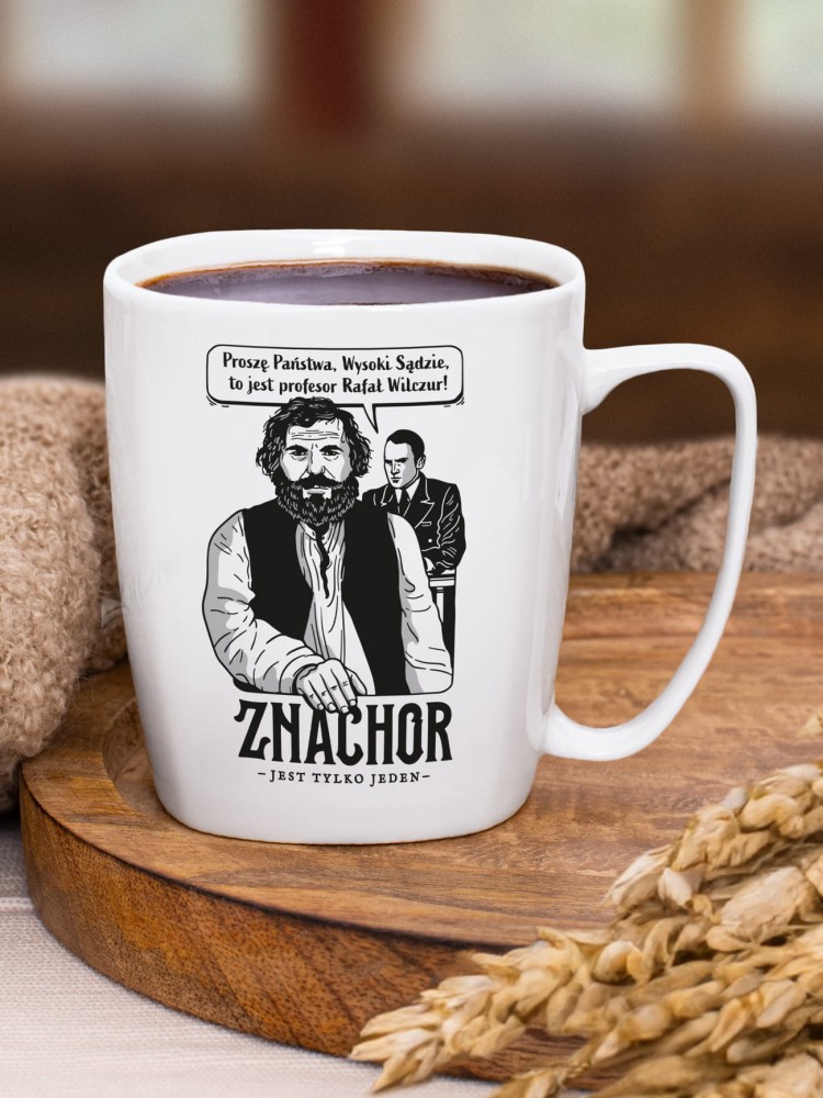 ZNACHOR / PROFESOR RAFAŁ WILCZUR / kubek biały z uchem
