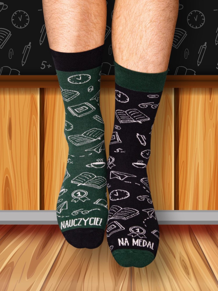 NAUCZYCIEL NA MEDAL / skarpety dla nauczyciela