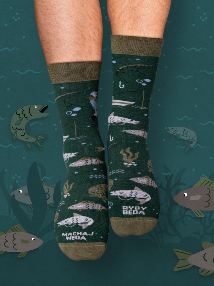 ŁOWIĘ / skarpety dla wędkarza