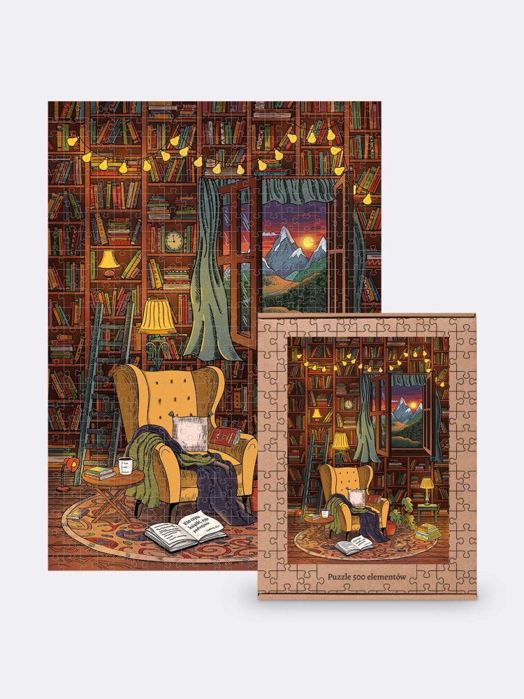 MÓL KSIĄŻKOWY / puzzle 500 elementów