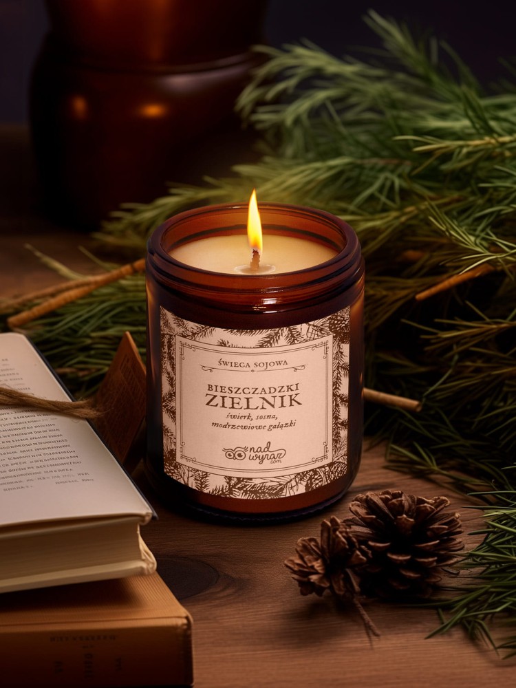 BIESZCZADZKI ZIELNIK / świeca sojowa zapachowa