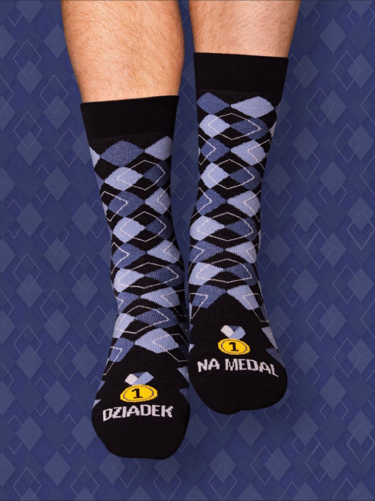 DZIADEK NA MEDAL / skarpety