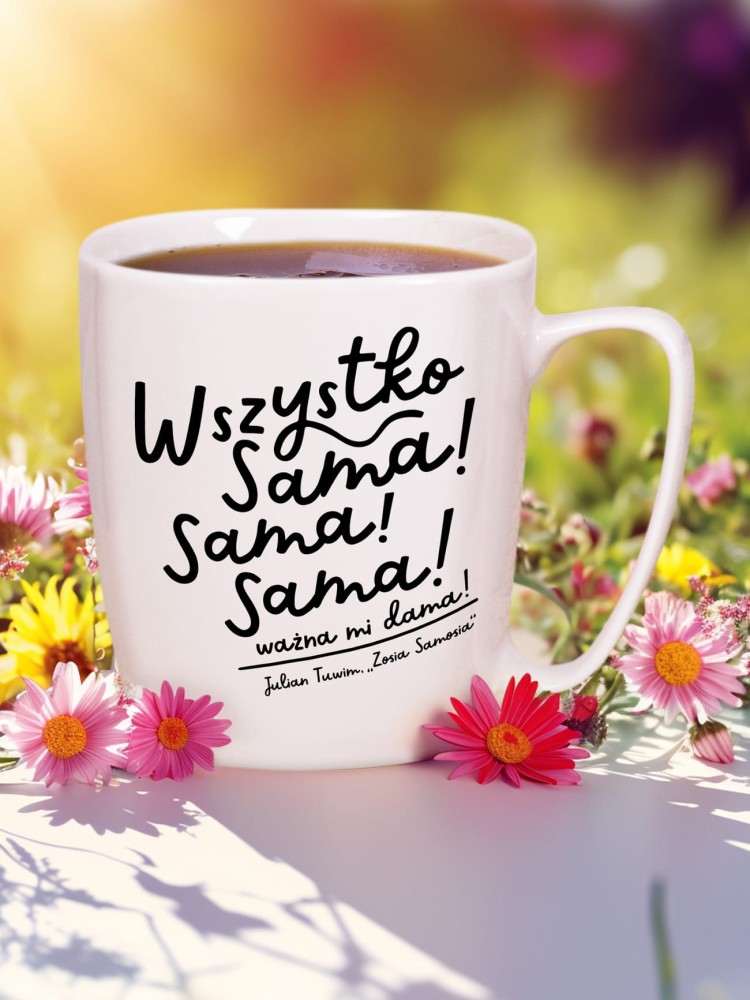 ZOSIA SAMOSIA / Julian Tuwim / kubek biały z uchem