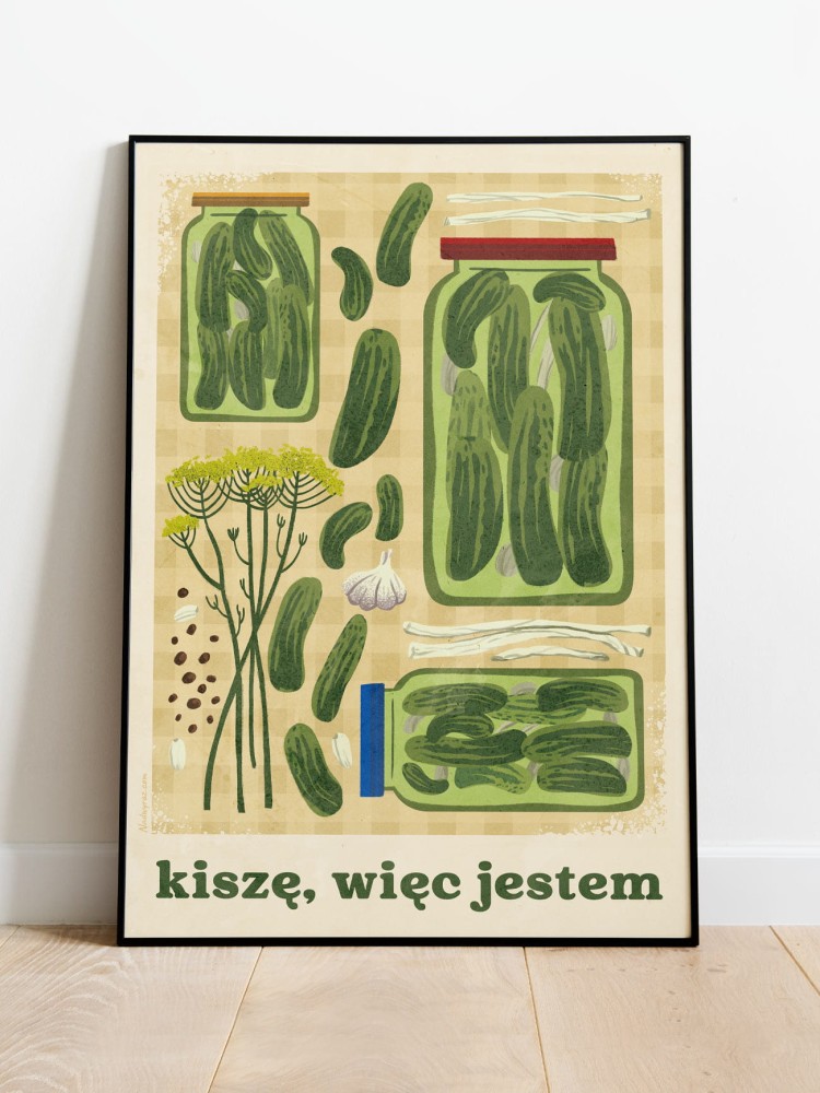 KISZĘ, WIĘC JESTEM / plakat 