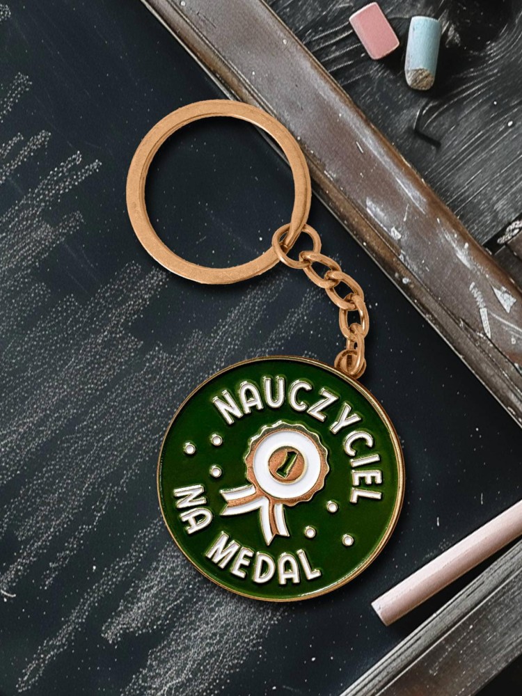 NAUCZYCIEL NA MEDAL / brelok