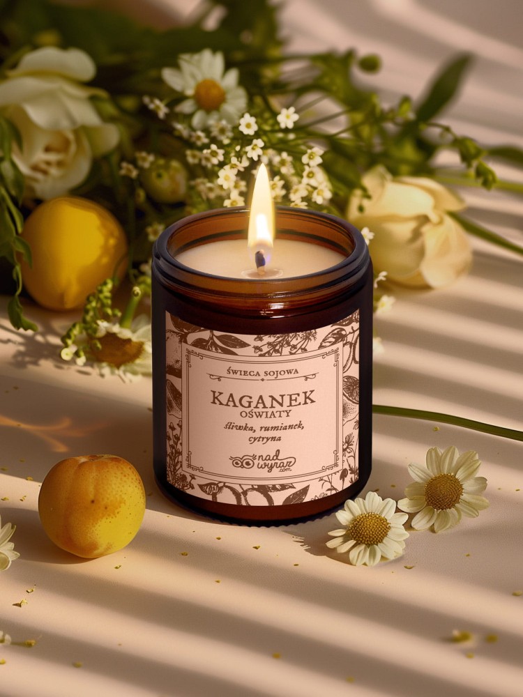 KAGANEK OŚWIATY / świeca sojowa zapachowa