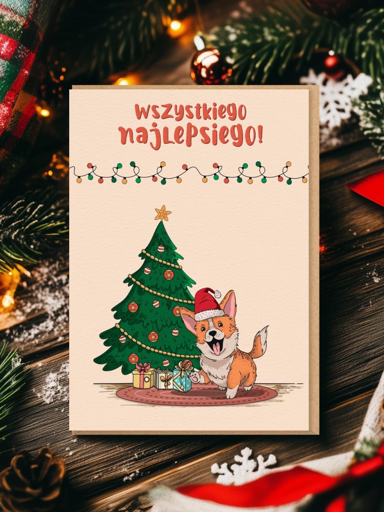 WSZYSTKIEGO NAJLEPSIEGO / kartka bożonarodzeniowa