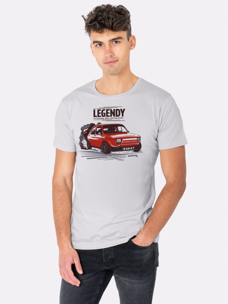 LEGENDY NIE RDZEWIEJĄ / MALUCH / koszulka męska / szara