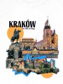 KRAKÓW – THE CITY OF KINGS koszulka męska biała_3.jpg