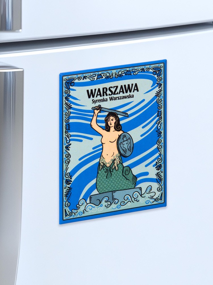 SYRENKA WARSZAWSKA / magnes pamiątkowy