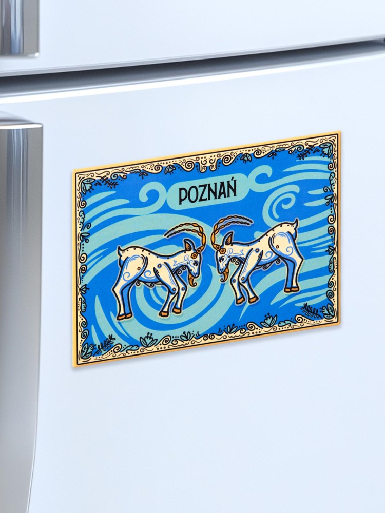 POZNAŃ / KOZIOŁKI / magnes pamiątkowy