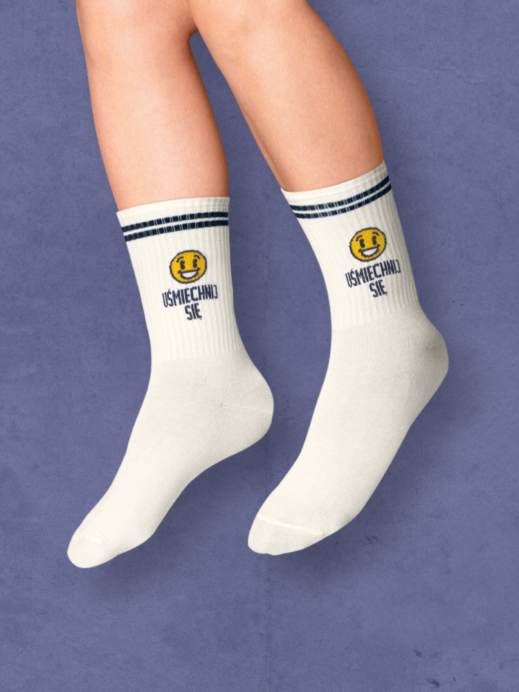 UŚMIECHNIJ SIĘ  / skarpety sportowe