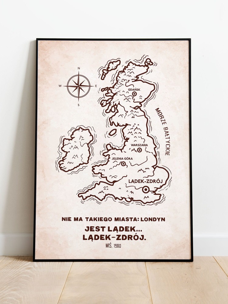 NIE MA TAKIEGO MIASTA: LONDYN / MIŚ / plakat A3