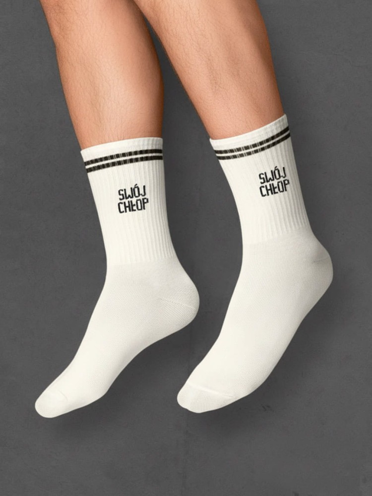 SWÓJ CHŁOP / skarpety sportowe  
