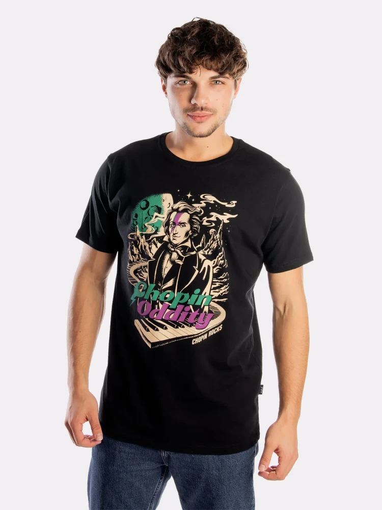 CHOPIN ODDITY / koszulka męska / czarna