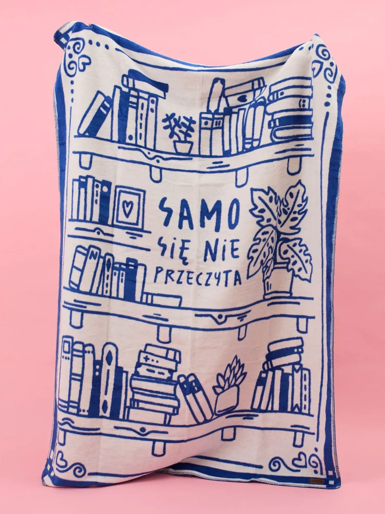 SAMO SIĘ NIE PRZECZYTA / koc