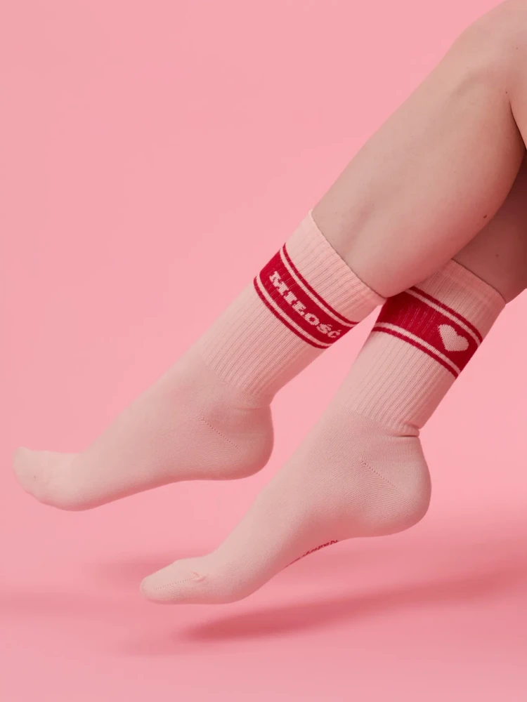 MIŁOŚĆ / skarpety sportowe