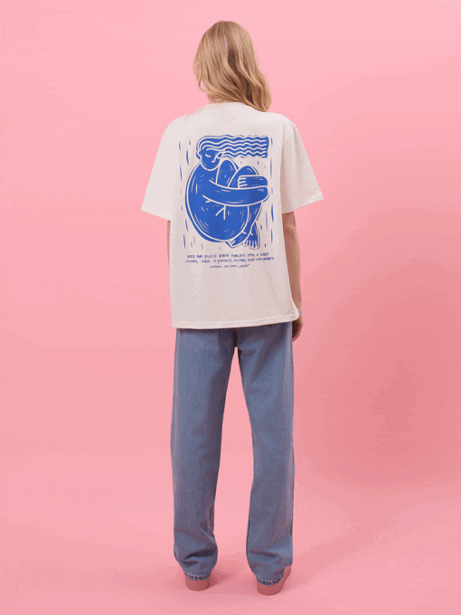 SOBIE JEDYNA / Zuzanna Ginczanka / koszulka oversize unisex / złamana biel