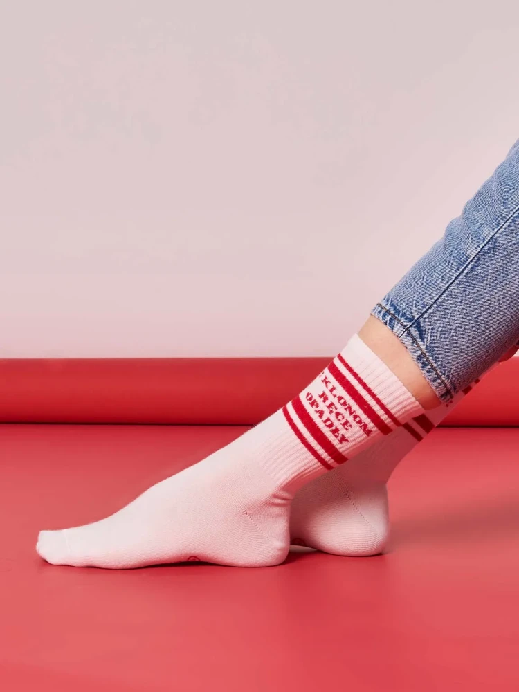 KLONOM RĘCE OPADŁY / Maria Pawlikowska-Jasnorzewska / skarpety sportowe