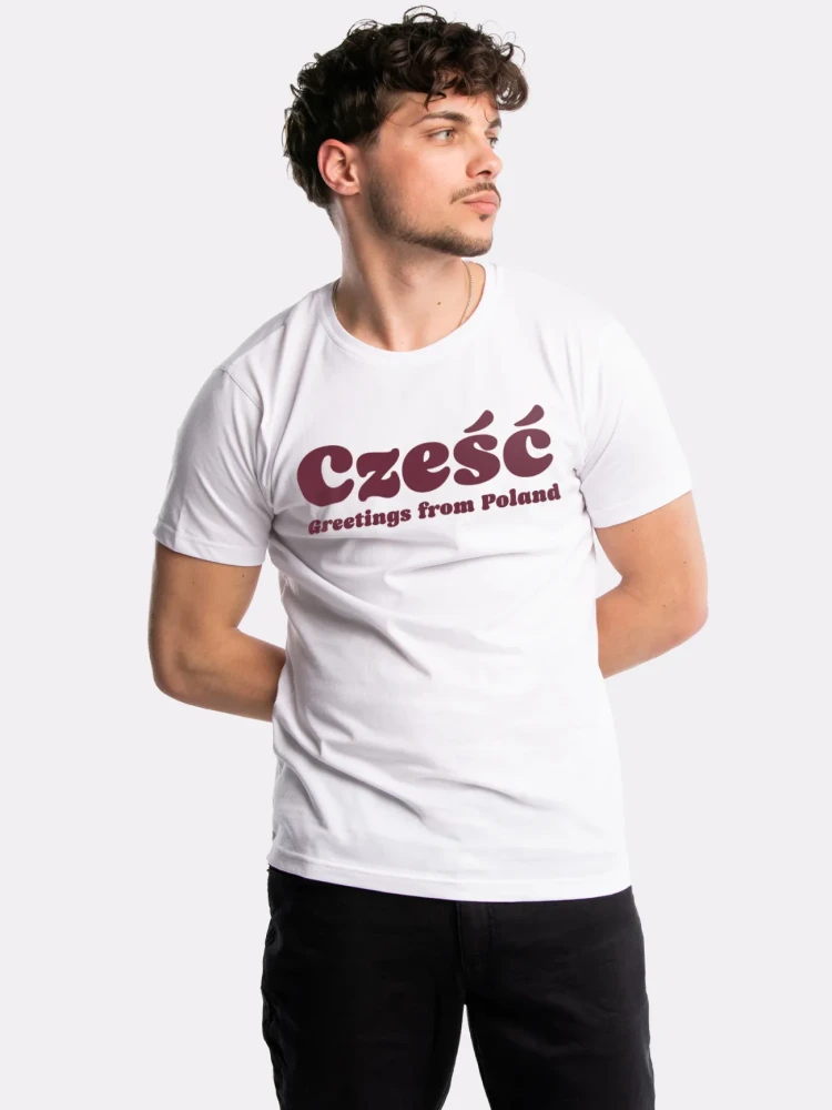 CZEŚĆ / koszulka męska / biała