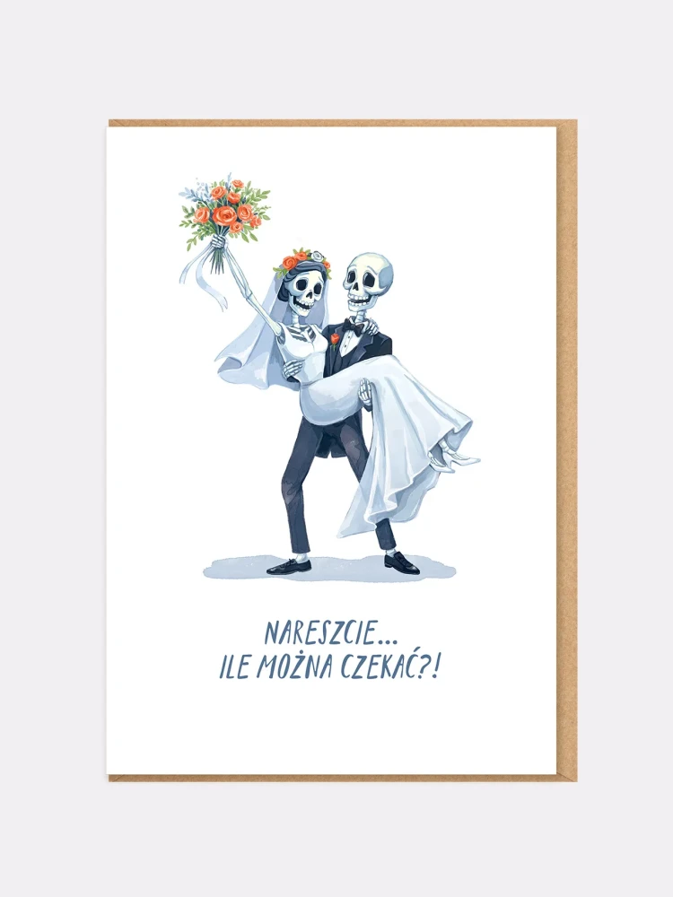NARESZCIE / kartka ślubna