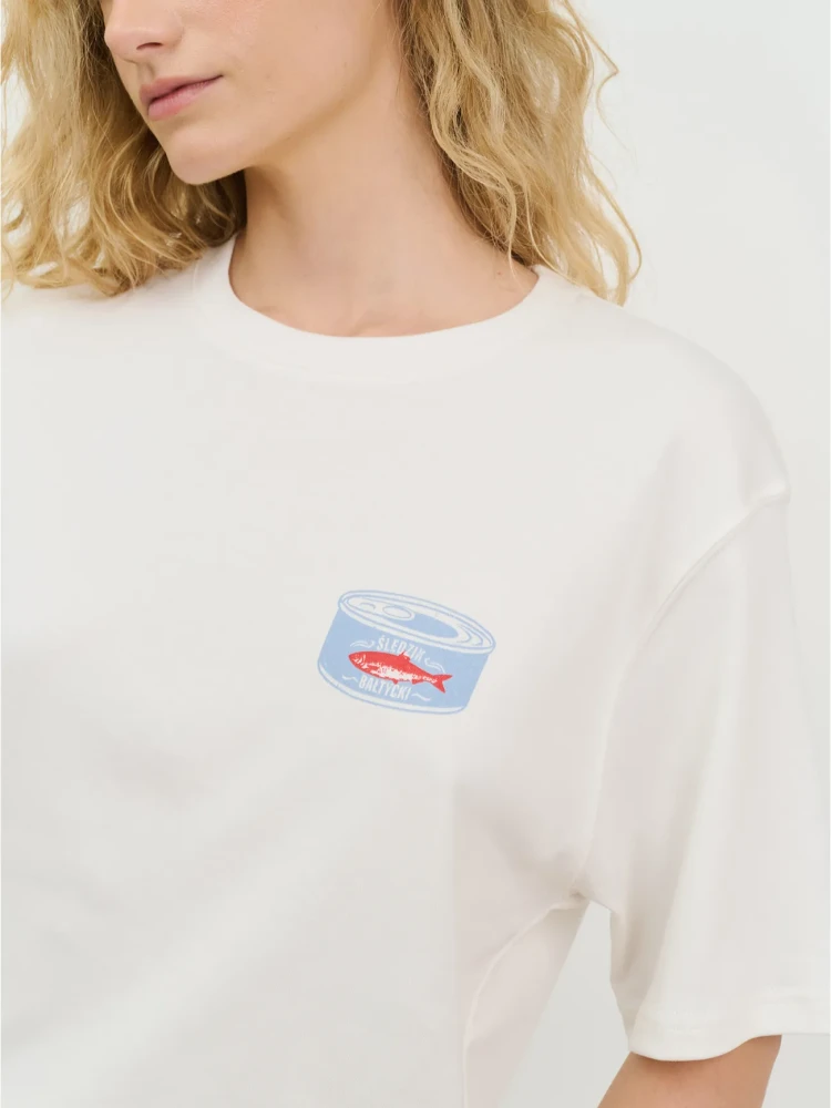 ŚLEDZIK BAŁTYCKI / koszulka oversize unisex