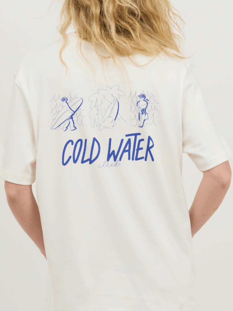 COLD WATER CLUB / koszulka oversize unisex