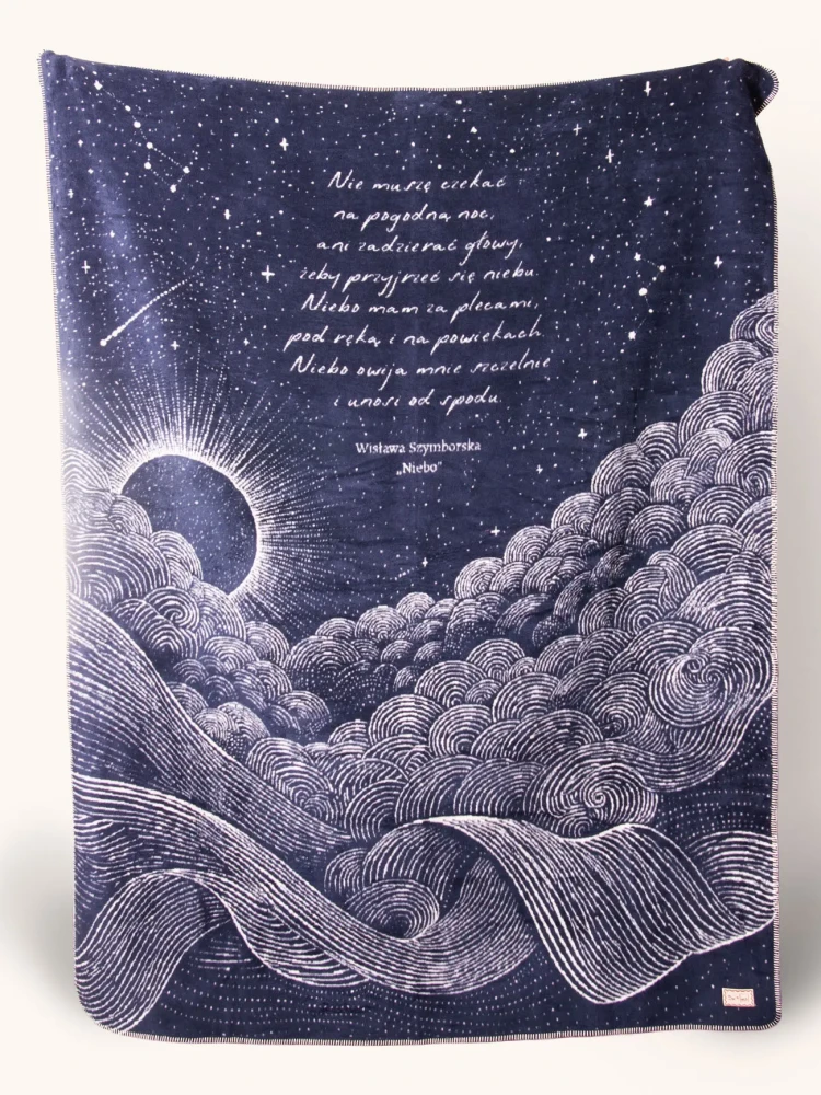 NIEBO / Wisława Szymborska / koc