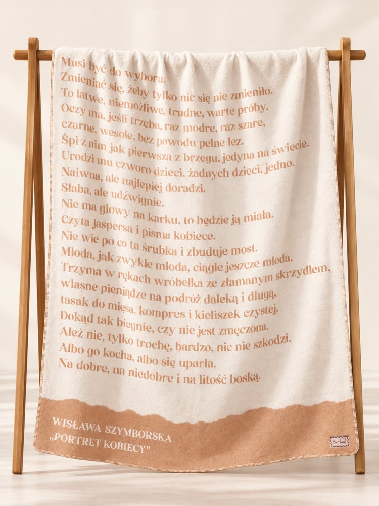 NA DOBRE, NA NIEDOBRE / Wisława Szymborska / koc