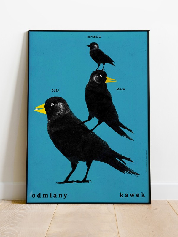 Odmiany-kawek-plakat-Jakub-Zasada-Duza-srednia-espresso-kawka-mala-srednia-duza-espresso-plakat-NadwyrazCom