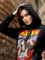 Lalka bluza damska czarna z kapturem Boleslaw Prus Quentin Tarantiono Nadwyrazcom