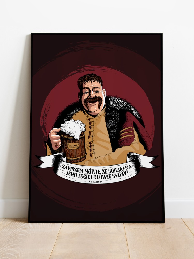 ZAGŁOBA / TRYLOGIA / HENRYK SIENKIEWICZ / plakat B2  