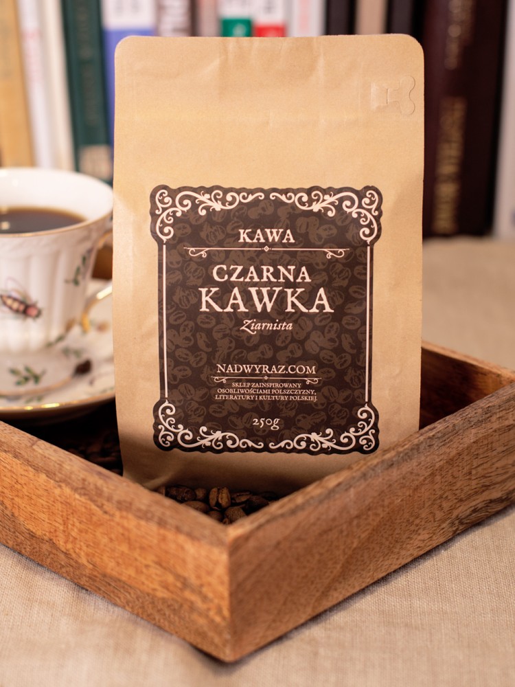 CZARNA KAWKA / kawa ziarnista