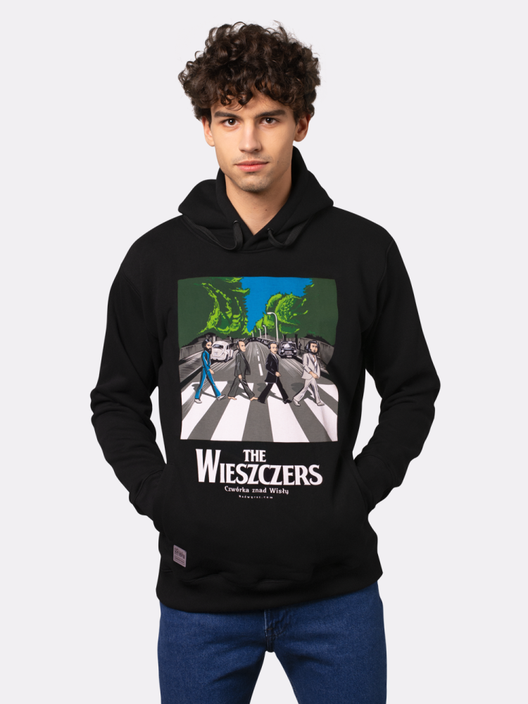 THE WIESZCZERS / bluza z kapturem męska / czarna