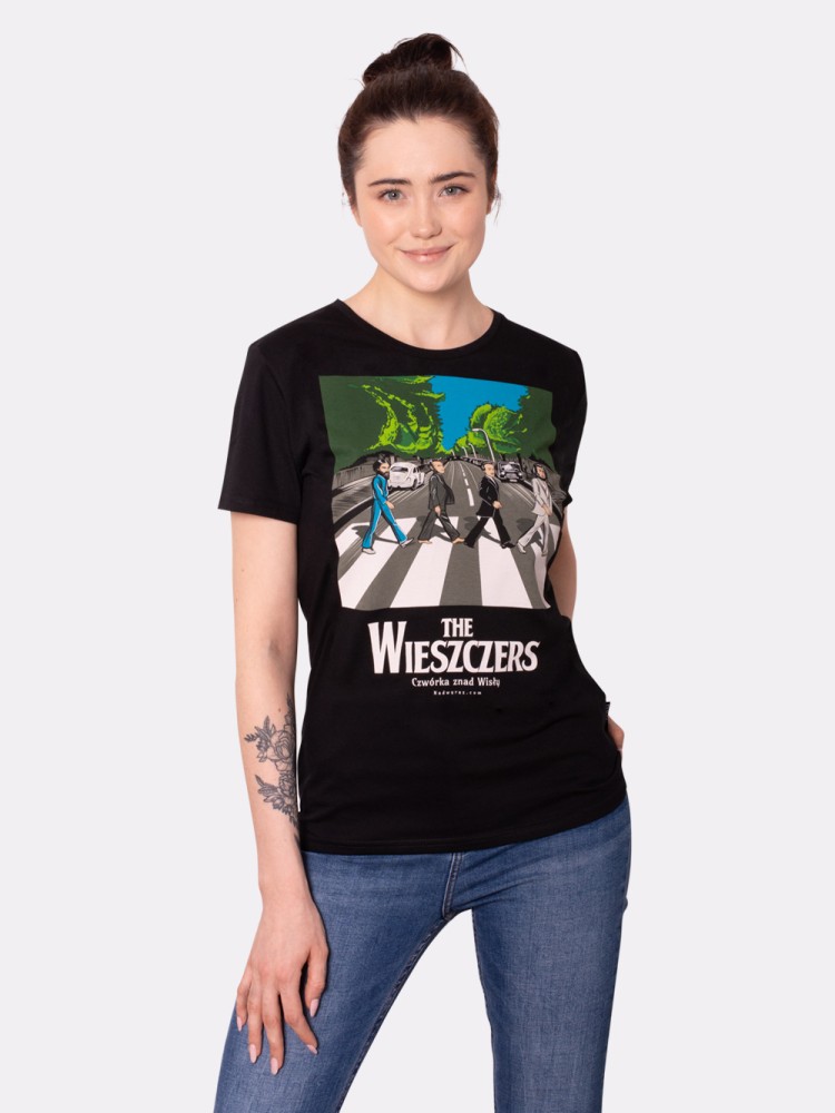 THE WIESZCZERS / koszulka damska / czarna 