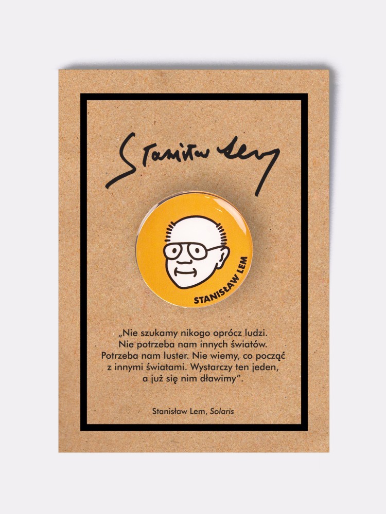 STANISŁAW LEM / przypinka