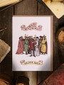 kartka wiwat wiwat mloda para szlachta polska kartka okolicznosciowa slubna inspirowana kultura polska sarmaci wesele szlacheckie nadwyrazcom