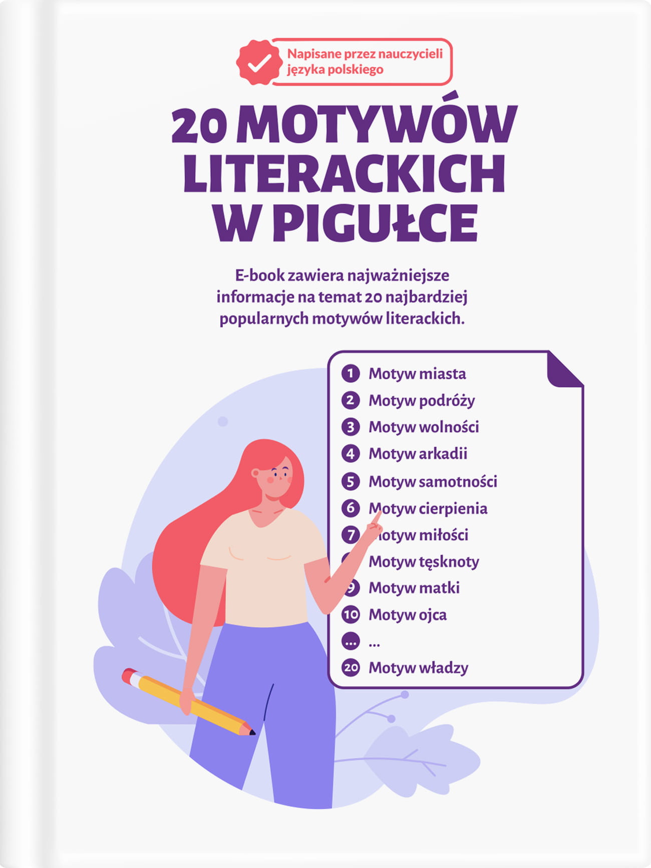 MOTYWY LITERACKIE W PIGUŁCE / Polszczyzna.pl / e-book prezent dla maturzysty