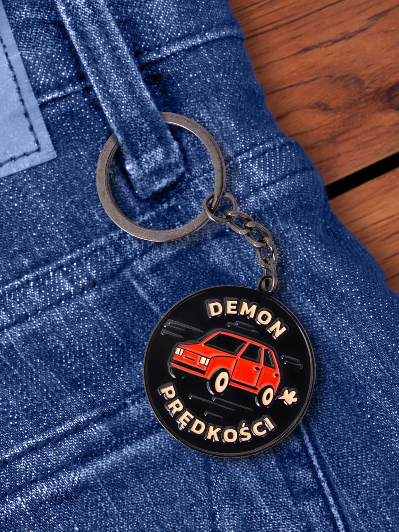 MALUCH / DEMON PRĘDKOŚCI / brelok prezent dla fana motoryzacji i samochodów do auta