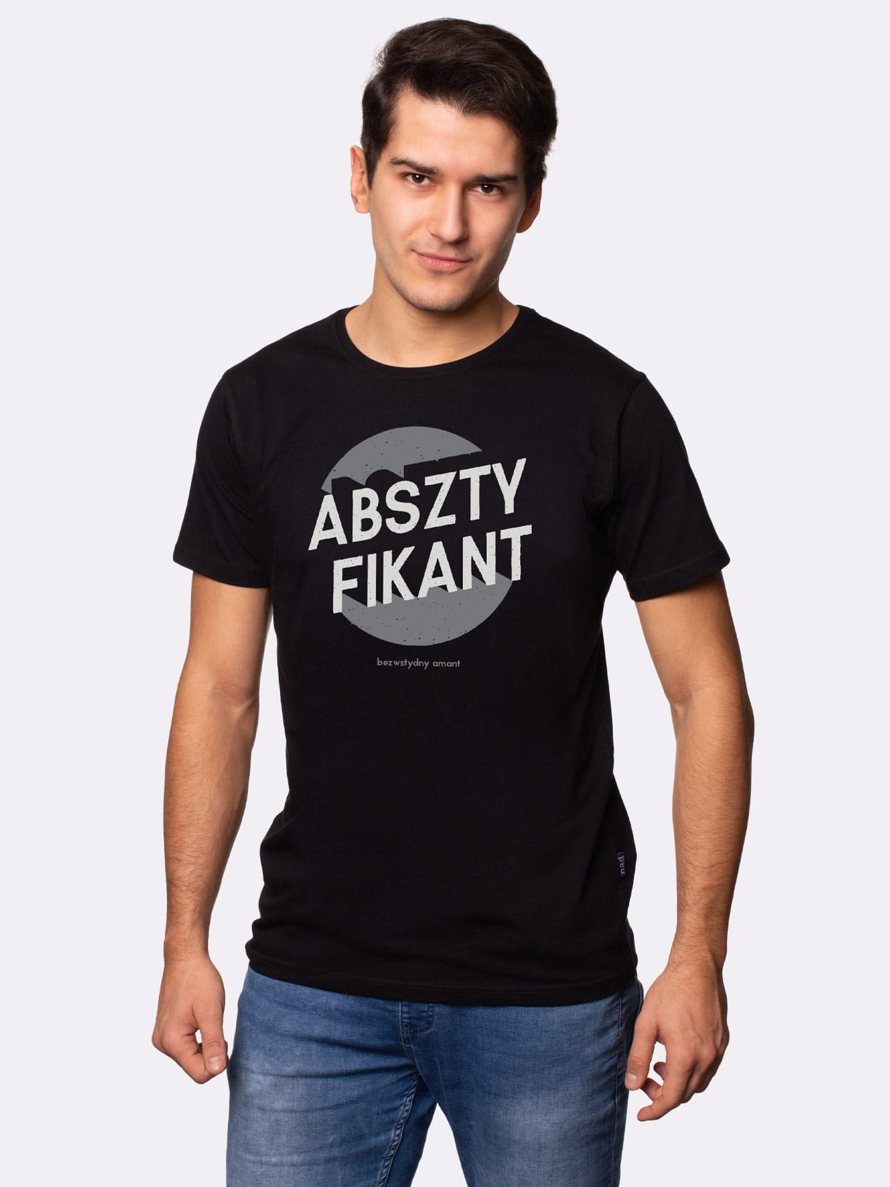 ABSZTYFIKANT / koszulka męska / czarna
