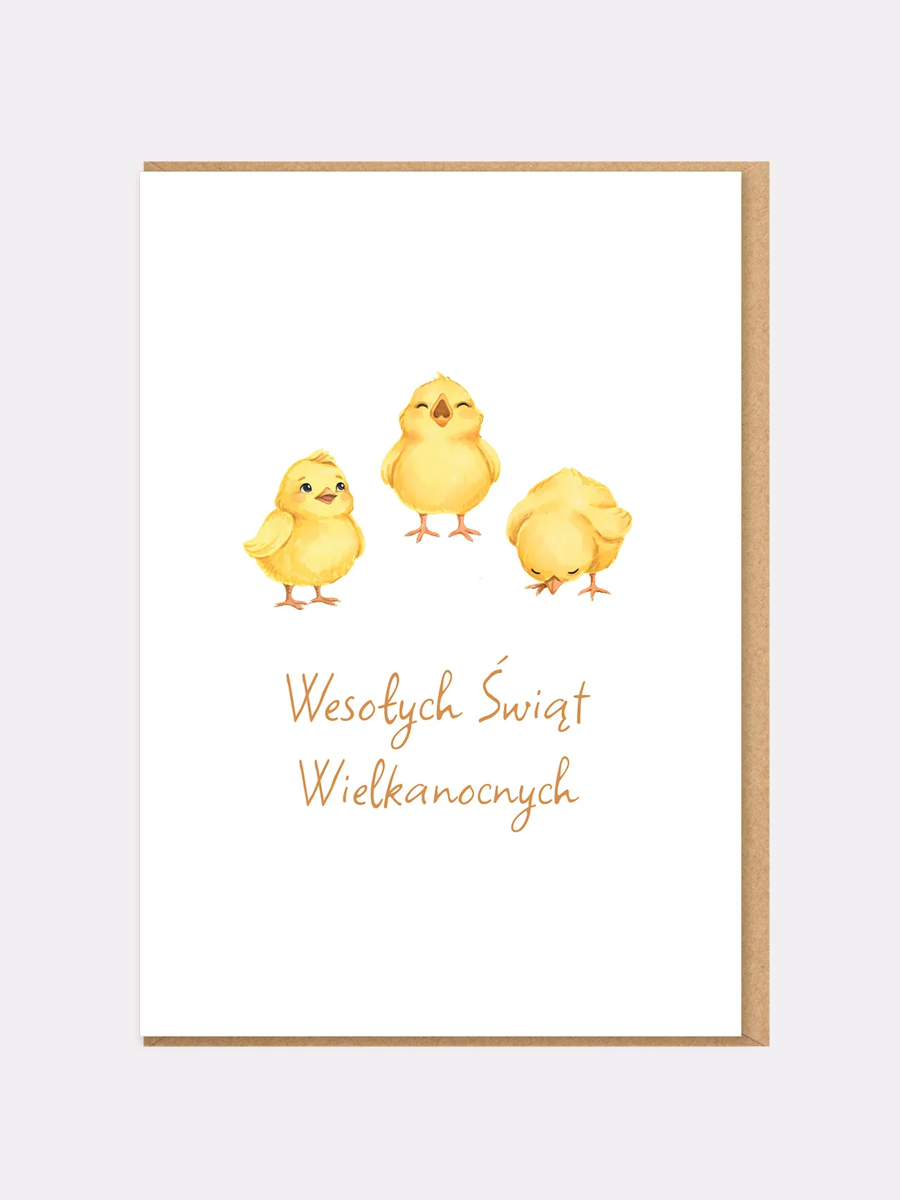 WIELKANOCNE KURCZACZKI / kartka wielkanocna prezent dla niej prezent na Wielkanoc